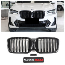 Решітки радіатора BMW X3 G01/X4 G02 LCI (2021-2024) в стилі М (Gloss Black)