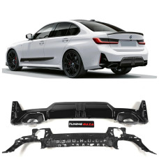 Диффузор заднего бампера BMW 3-Series G20 (2022-2025) в стиле Competition