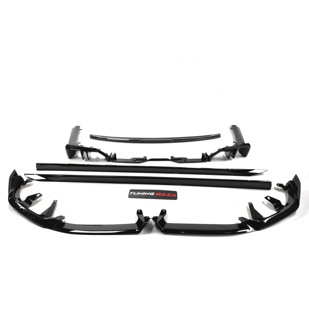 Комплект накладок для BMW 5-Series G60 (2023-2025) в стиле M-Performance (Gloss Black)