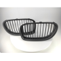 Решетки радиатора (ноздри) BMW 7-Series F01/F02 (2008-2015) черный матовый