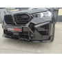Накладка (губа) на передний бампер BMW X5M F95 X6M F96 LCI