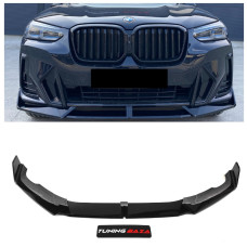 Накладка (губа) на передний бампер BMW X3 G01 X4 G02 (2022-2024)