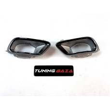 Насадки глушника Black M-Sport Paket BMW X5 (G05), X6 (G06), X7 (G07).