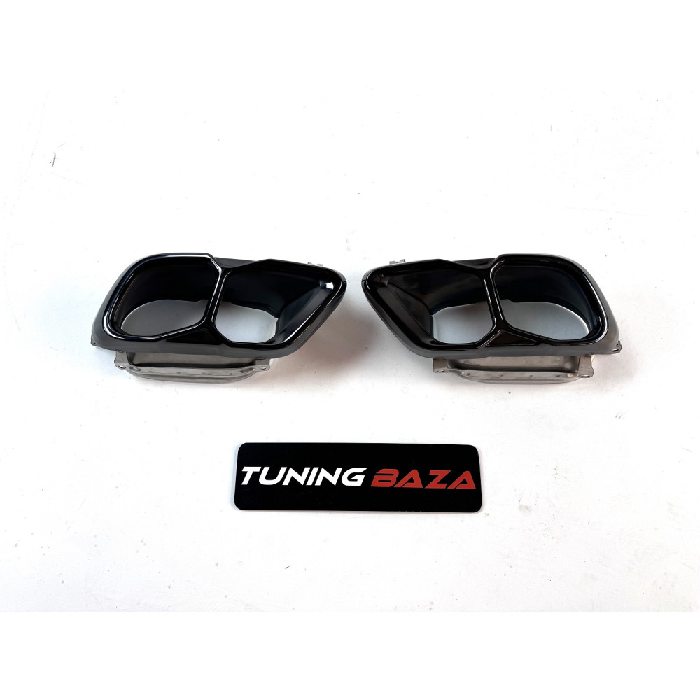 Насадки на выхлопные трубы BLACK M Performance BMW X5 (G05), X6 (G06), X7 (G07).