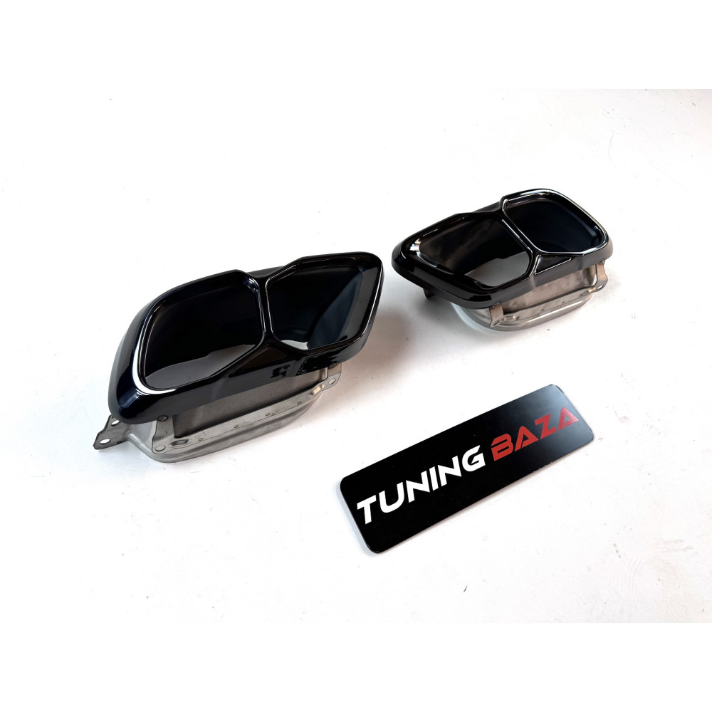 Насадки на выхлопные трубы BLACK M Performance BMW X5 (G05), X6 (G06), X7 (G07).