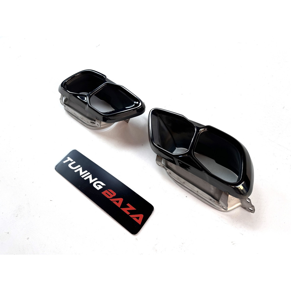 Насадки на выхлопные трубы BLACK M Performance BMW X5 (G05), X6 (G06), X7 (G07).