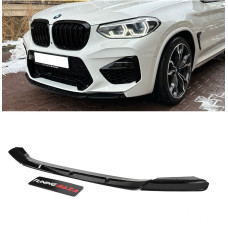 Накладка (губа) на передний бампер BMW X3M G01 X4М G02 (2017-2022)