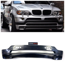 Накладка (губа) на передний бампер BMW X5 E53 (2003-2006) рестайлинг