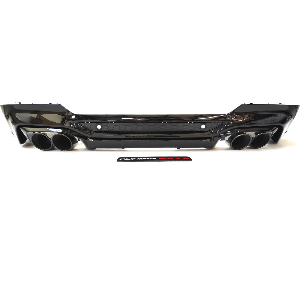 Диффузор заднего бампера BMW X4 G02 F98 Style Black