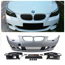 Бампер передний BMW 5 E60/E61 в стиле M-Tech (2003-2010) под парктроники