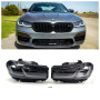 Фары LCI для BMW 5-Series G30 (2016-2020) в стиле Shadow Line