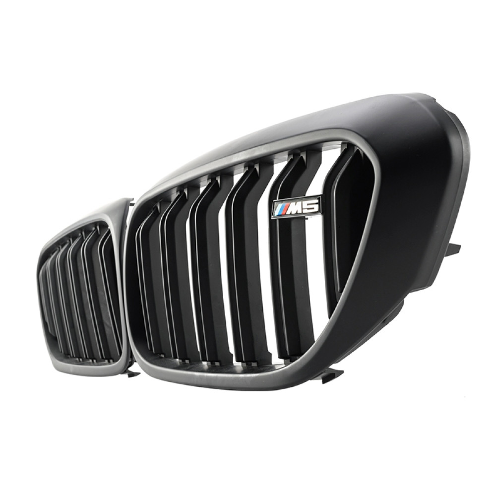 Решетка радиатора (ноздри) BMW 5-Series G30/G31 (2016-2020) в стиле M5 (Matte)