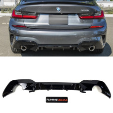 Диффузор заднего бампера BMW 3-Series G20 330i (2018-2022) в стиле M-Performance