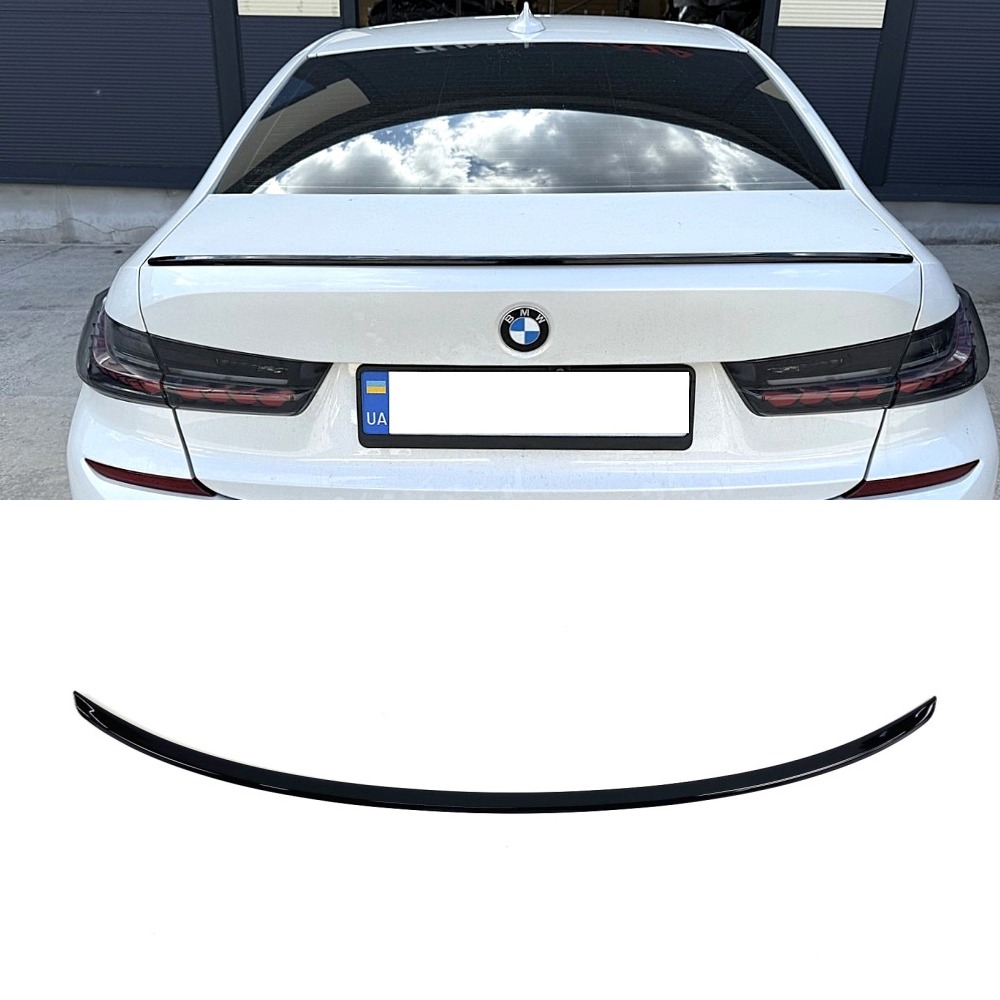 Спойлер крышки багажника BMW 3-Series G20 (2018-2025) в стиле OEM (сабля)