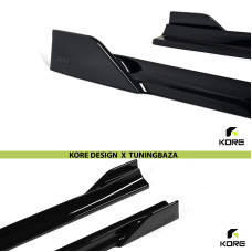Бічні леза BMW G22 G23 M-Paket Black Sapphire KOREA