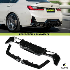 Задній дифузор BMW G20/G21 LCI M-Performance ABS, колір сапфірово-чорний KORE